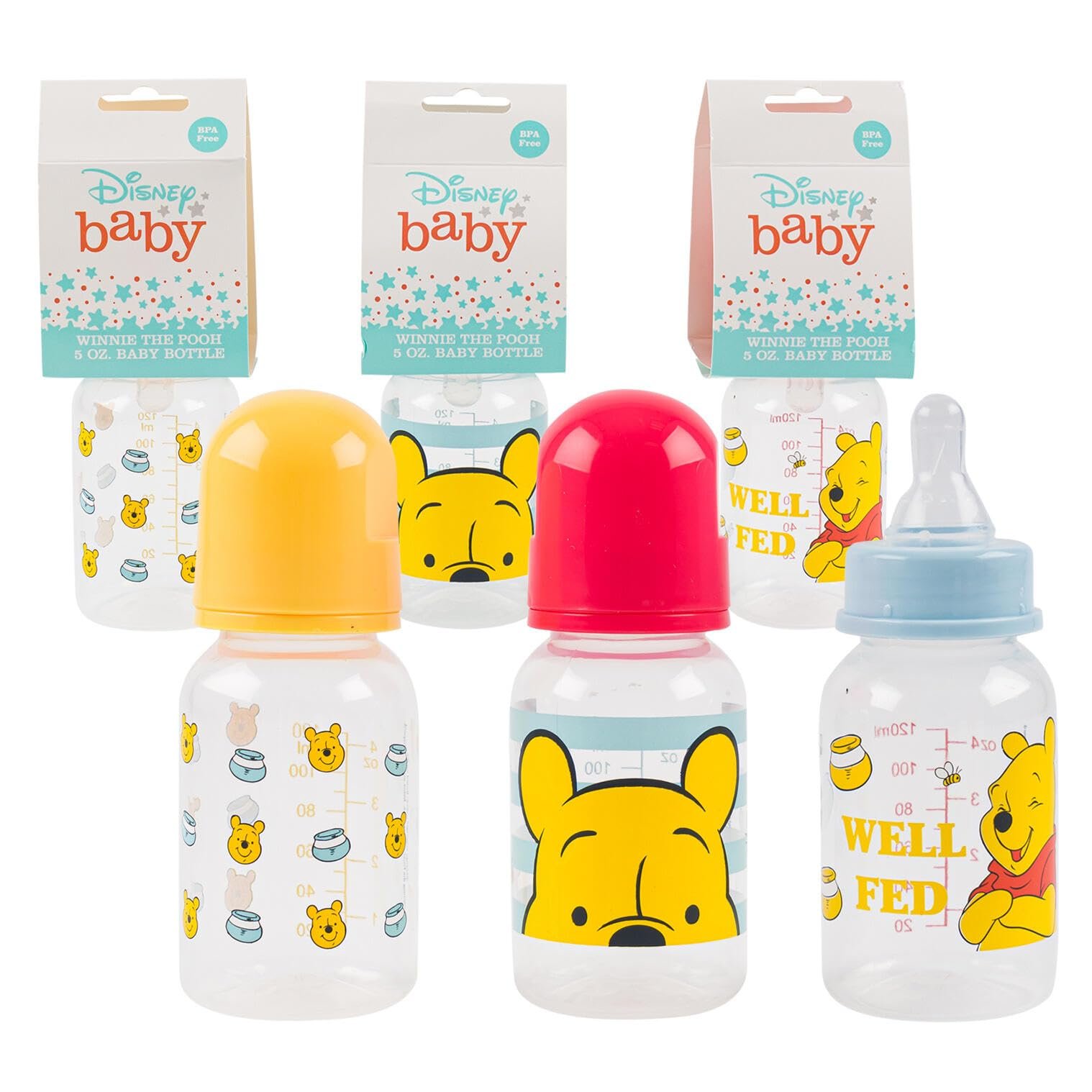 Foto 6 pulgar | Set De Regalo Disney Winnie The Pooh Baby Shower De 6 Piezas Para Recién Nacidos - Venta Internacional.