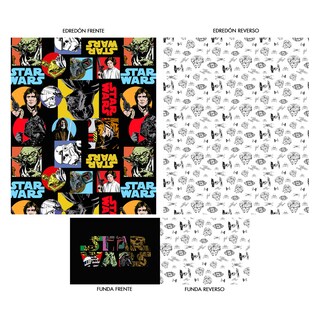 Foto 7 | Set De Edredón Microfibra Star Wars Cómic