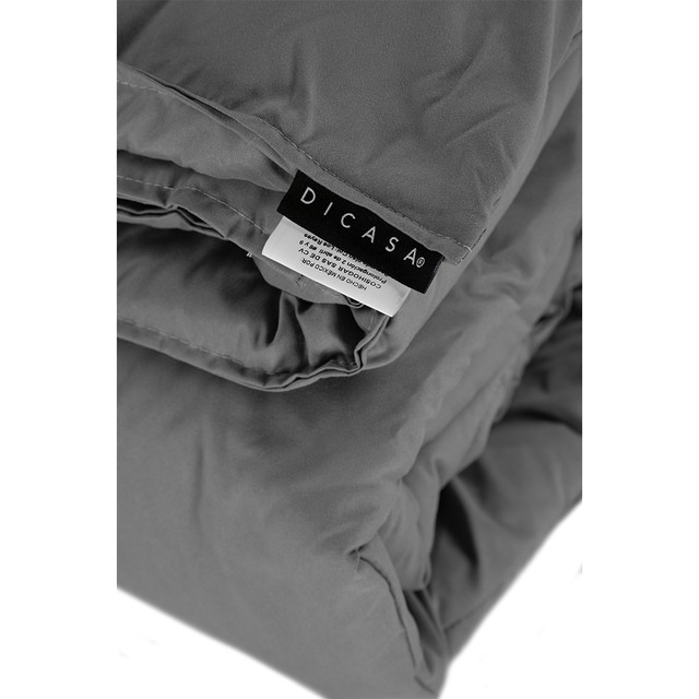 Foto 7 pulgar | Homy Individual Edredon  Microfibra-150 Gramos Gris Oxford