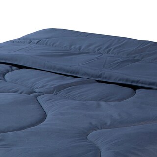 Foto 4 | Homy One Individual Edredon + Almohada One Microfibra Azul Marino