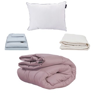 Foto 1 | Edredón Dicasa Homy Color Lila + Protector Cloud + Sábanas Softy Platinum + Almohada One