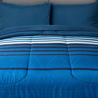 Foto 4 | Edredón Set King Size Extra Suave Con Sábanas Azul Dos Vistas Celestio