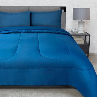 Foto 5 | Edredón Set King Size Extra Suave Con Sábanas Azul Dos Vistas Celestio