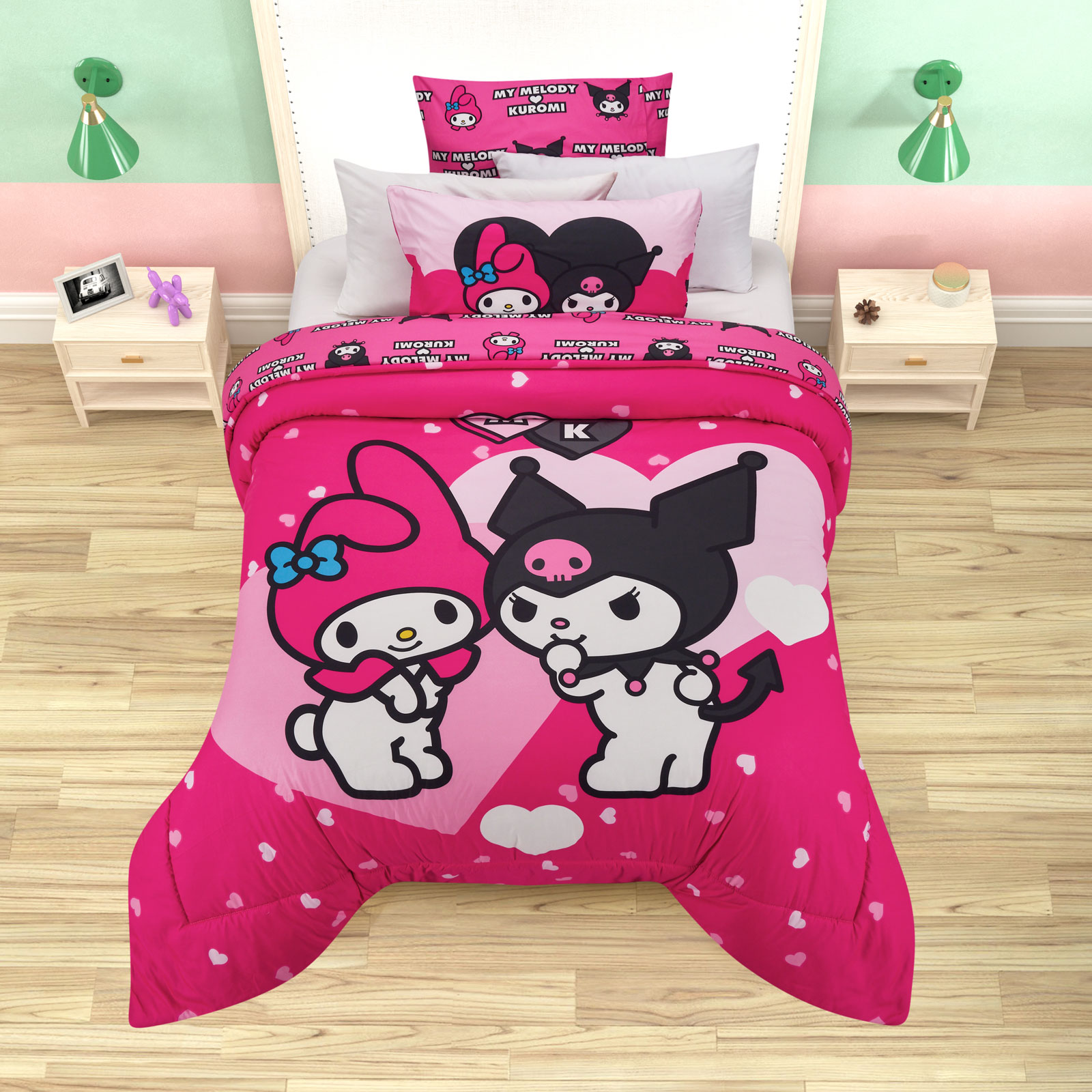 Foto 2 | Set De Edredón Microfibra Kuromi Y My Melody