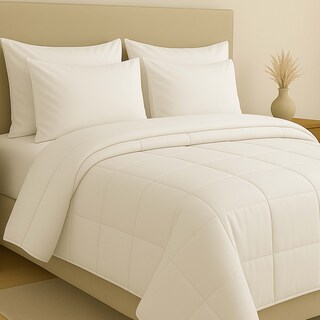Foto 1 | Set De Edredón Acolchado Tesso Home Individual Capitonado Color Blanco