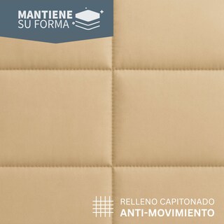 Foto 5 | Set De Edredón Acolchado Tesso Home King Size Capitonado Color Beige