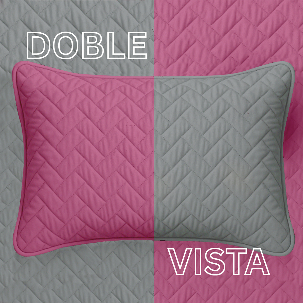 Foto 5 pulgar | Set De Edredón Ligero Tesso Home Pinsonic Matrimonial Color Rosa Pastel Doble Vista