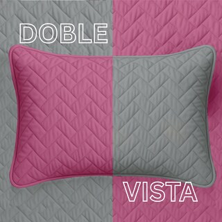 Foto 4 | Set De Edredón Ligero Tesso Home Pinsonic Individual Color Rosa Pastel Doble Vista