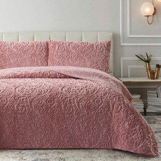 Foto 3 | Edredón Con Fundas Matrimonial Elefantito Hogar Roseta Color Rosa Suave Pelo Largo