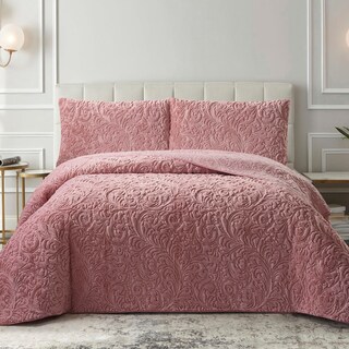Foto 4 | Edredón Con Fundas Matrimonial Elefantito Hogar Roseta Color Rosa Suave Pelo Largo