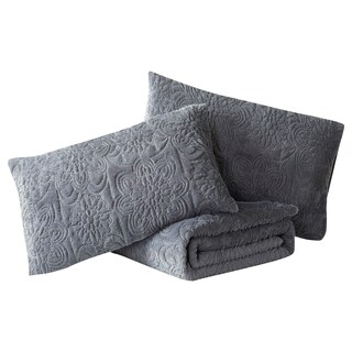 Foto 5 | Edredón Con Fundas King Size Elefantito Hogar Luna Color Gris Suave Pelo Largo