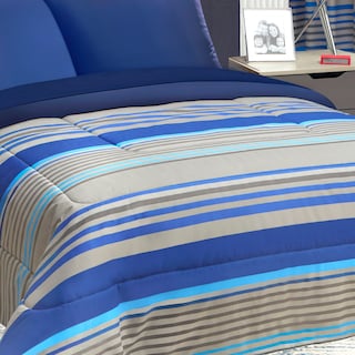Foto 3 | Edredón Set King Size Elefantito Hogar Titanio Color Azul Extra Suave Con Sábanas Dos Vistas