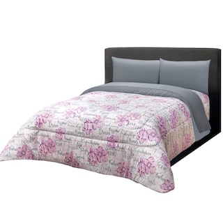 Foto 1 | Edredón Set King Size Elefantito Hogar Chic Color Lila Extra Suave Con Sábanas Dos Vistas