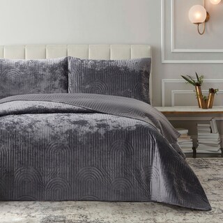 Foto 3 | Edredón Con Fundas Matrimonial Elefantito Hogar Estelar Color Gris Velvet/terciopelo