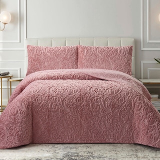 Foto 4 | Edredón Con Fundas King Size Elefantito Hogar Roseta Color Rosa Suave Pelo Largo