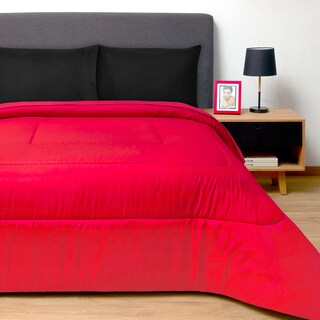 Foto 3 | Edredón Set Matrimonial Elefantito Hogar Sound Color Rojo Extra Suave Con Sábanas Dos Vistas