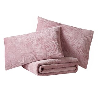 Foto 5 | Edredón Con Fundas King Size Elefantito Hogar Loto Color Rosa Velvet/terciopelo