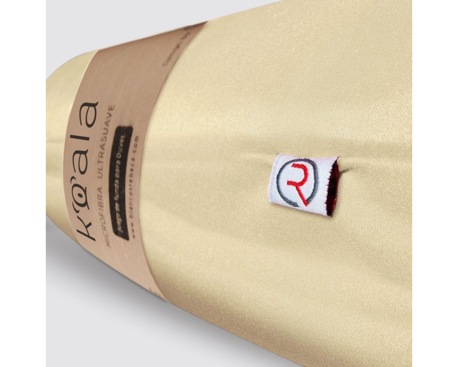 Foto 6 pulgar | Juego de Fundas de Duvet Koala Rebeca Beige King Size