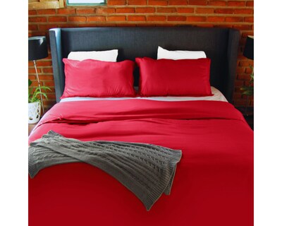 Foto 3 | Juego de Fundas de Duvet Koala Rebeca Rojo Kng Size