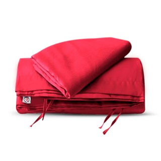 Foto 1 | Juego de Fundas Matrimonial/Queen Size Rebeca de Duvet Koala color Rojo 3 Piezas