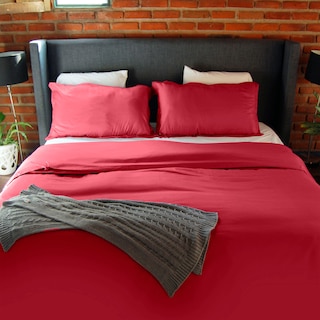 Foto 2 | Juego de Fundas Matrimonial/Queen Size Rebeca de Duvet Koala color Rojo 3 Piezas