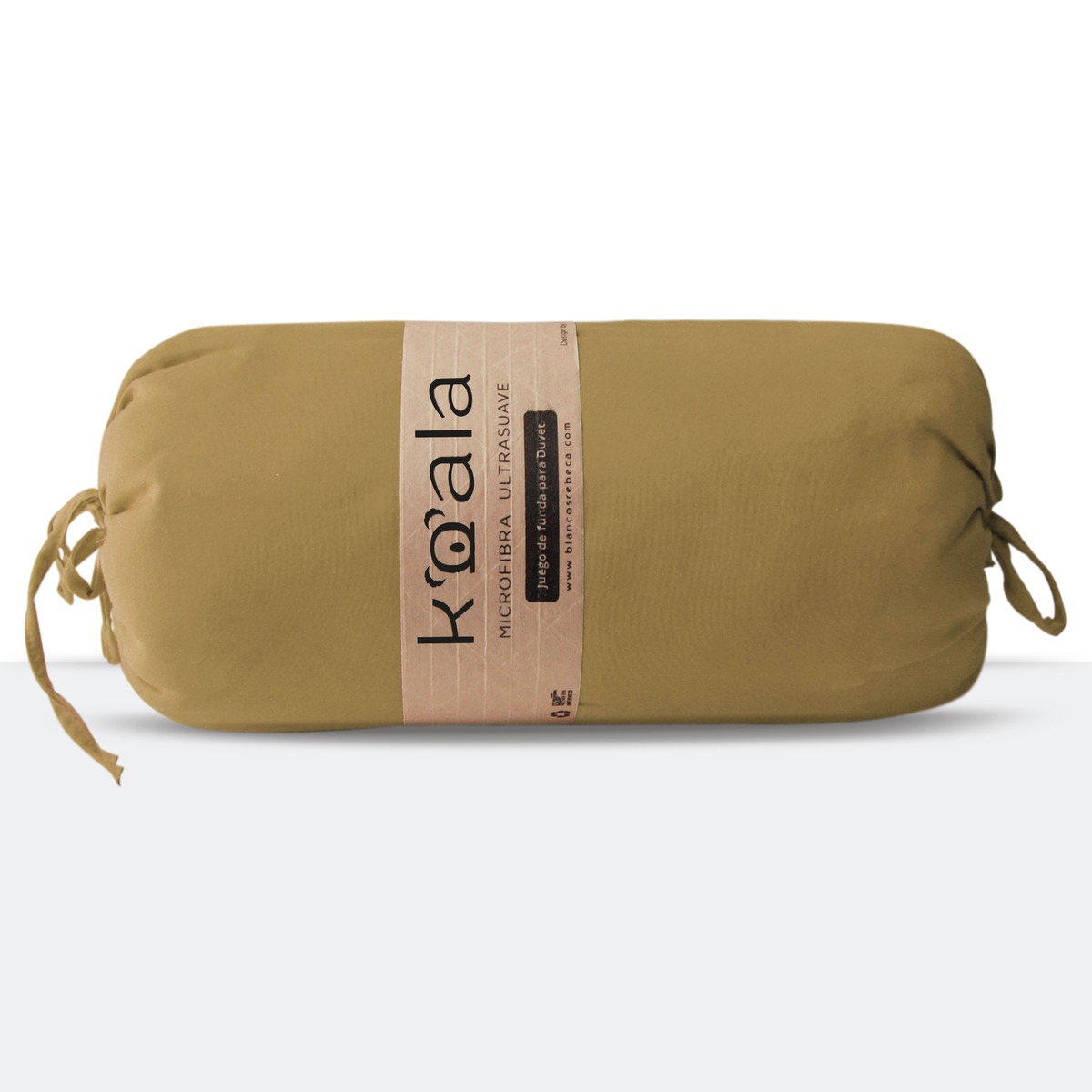 Foto 5 pulgar | Juego de Fundas de Duvet Individual Rebeca Koala color Dorado