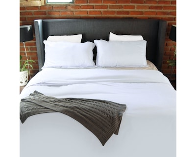 Foto 3 | Juego de Fundas de Duvet Koala Rebeca Blanco King Size