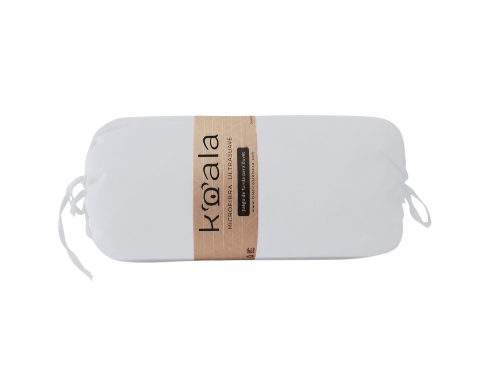 Foto 4 | Juego de Fundas de Duvet Koala Rebeca Blanco King Size
