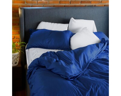 Foto 2 | Juego de Fundas de Duvet Koala Rebeca Azul Marino King Size