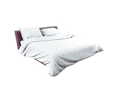 Foto 5 | Juego de Fundas Rebeca Duvet Koala King Size 3 Piezas