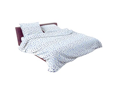 Foto 5 | Juego De Fundas De Duvet Koala Rebeca Pirámide Azul King Size Set de 3 piezas