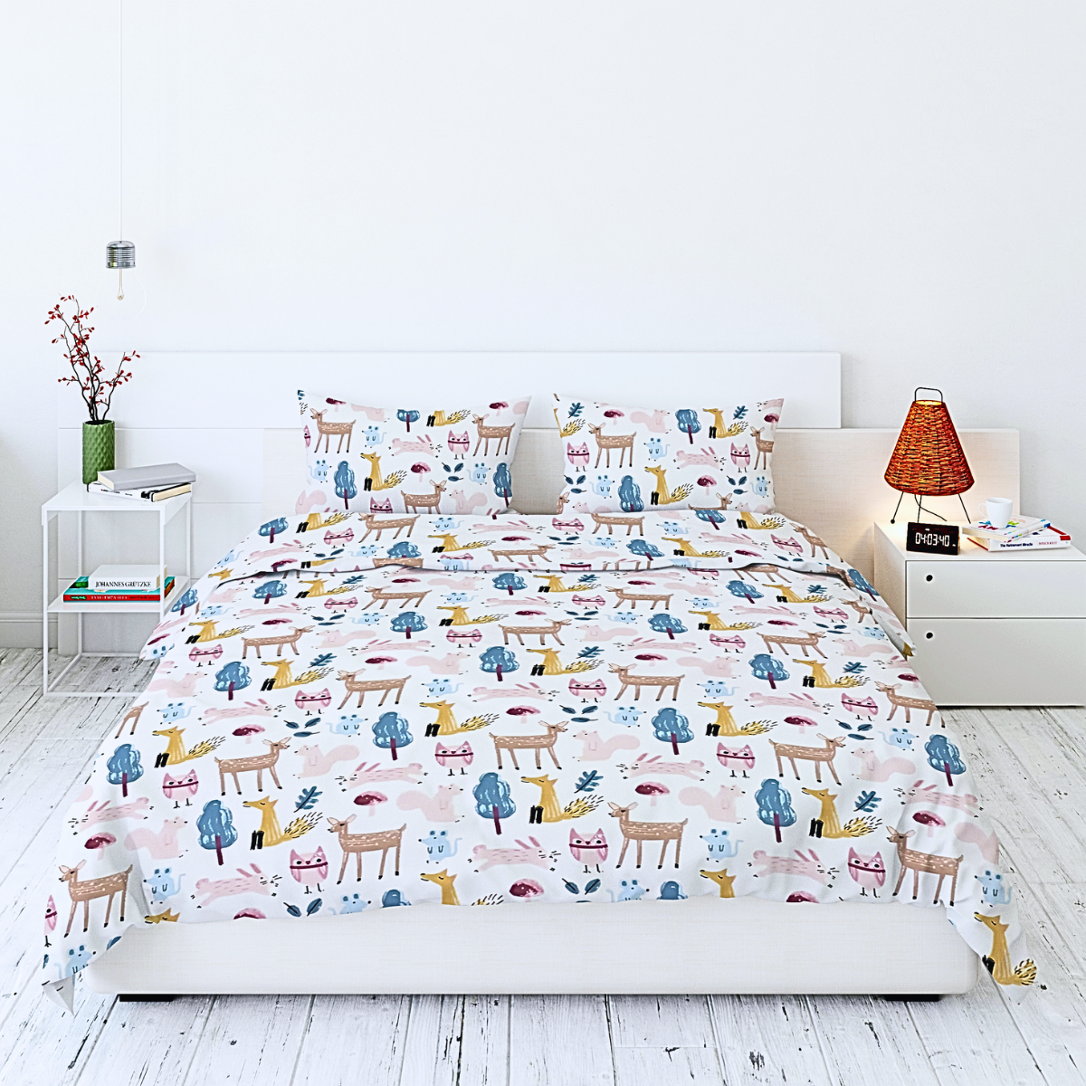 Juego De Fundas De Duvet Koala Rebeca Fauna Individual Set de 2 piezas