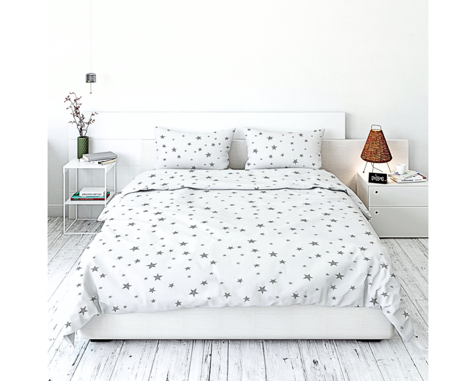 Foto 1 | Juego De Fundas De Duvet Koala Rebeca Estrella Gris Matrimonial/queen Set de 3 piezas