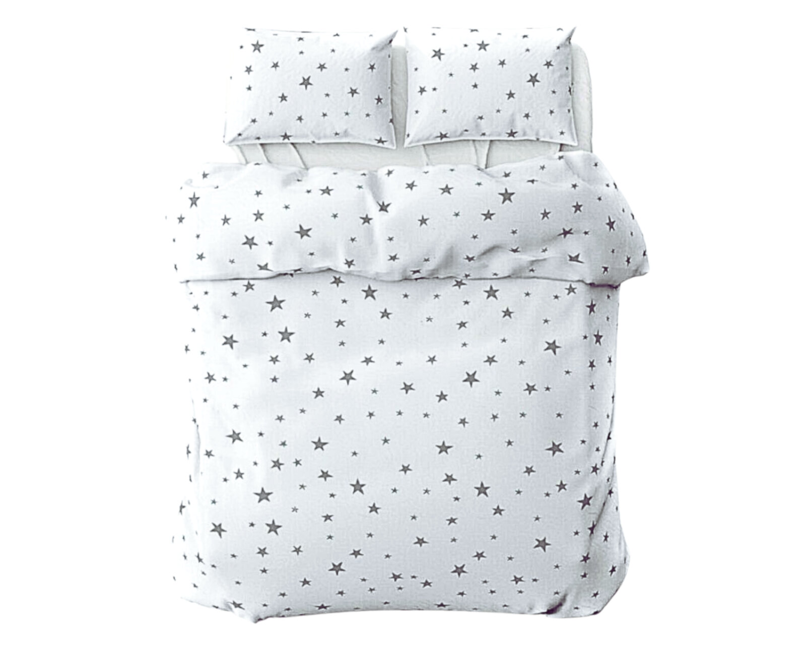 Foto 5 pulgar | Juego De Fundas De Duvet Koala Rebeca Estrella Gris Matrimonial/queen Set de 3 piezas