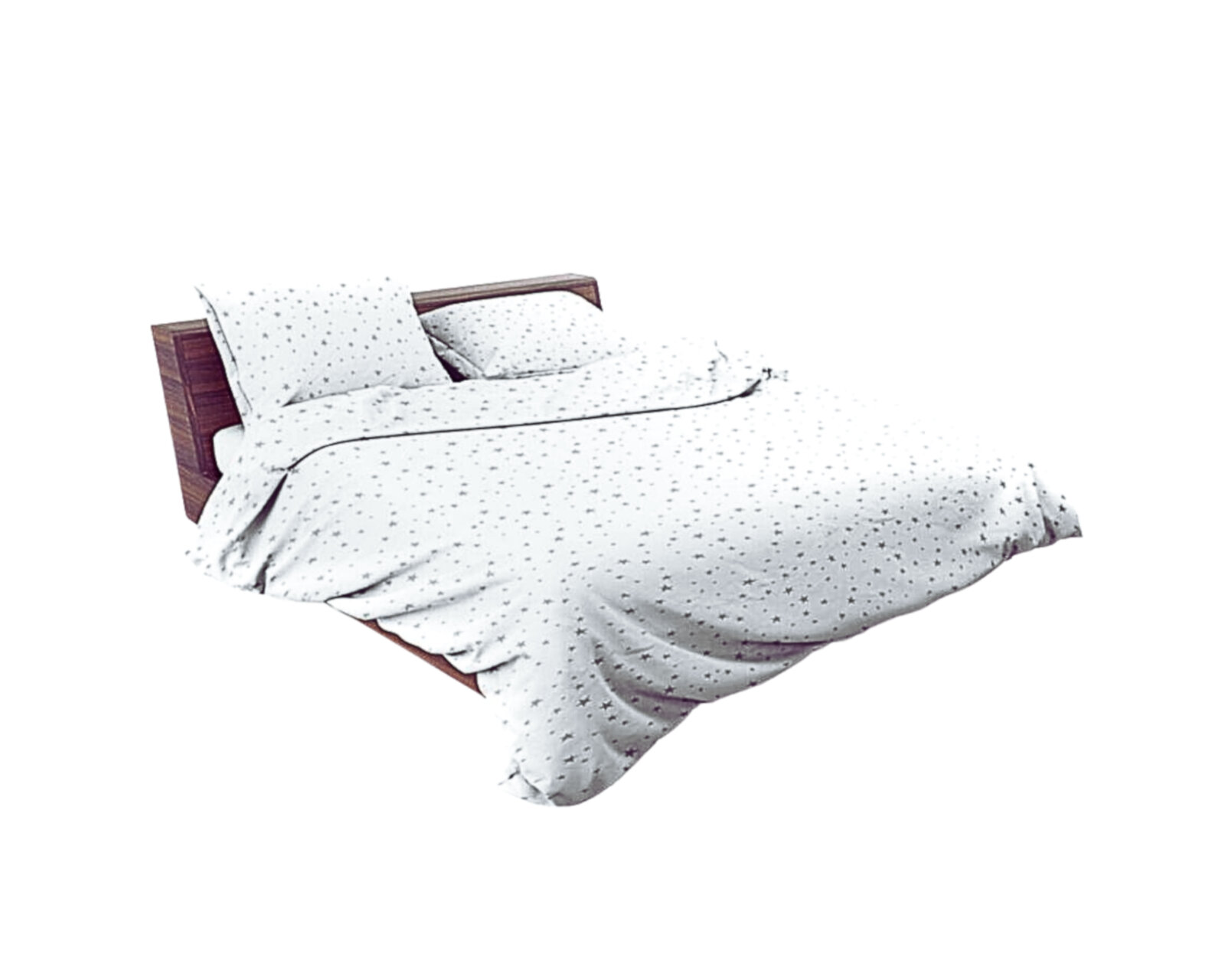 Foto 6 pulgar | Juego De Fundas De Duvet Koala Rebeca Estrella Gris Matrimonial/queen Set de 3 piezas