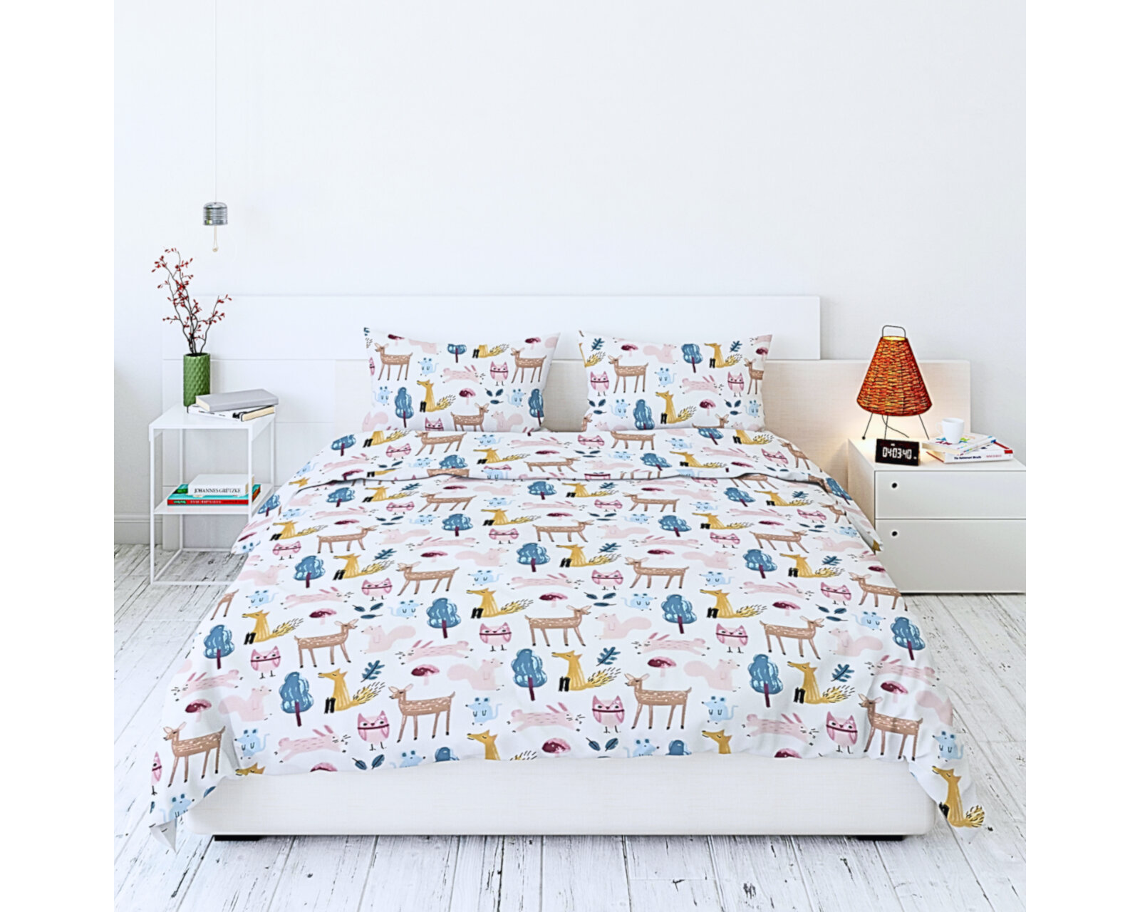 Juego De Fundas De Duvet Koala Rebeca Fauna King Size Set de 3 piezas