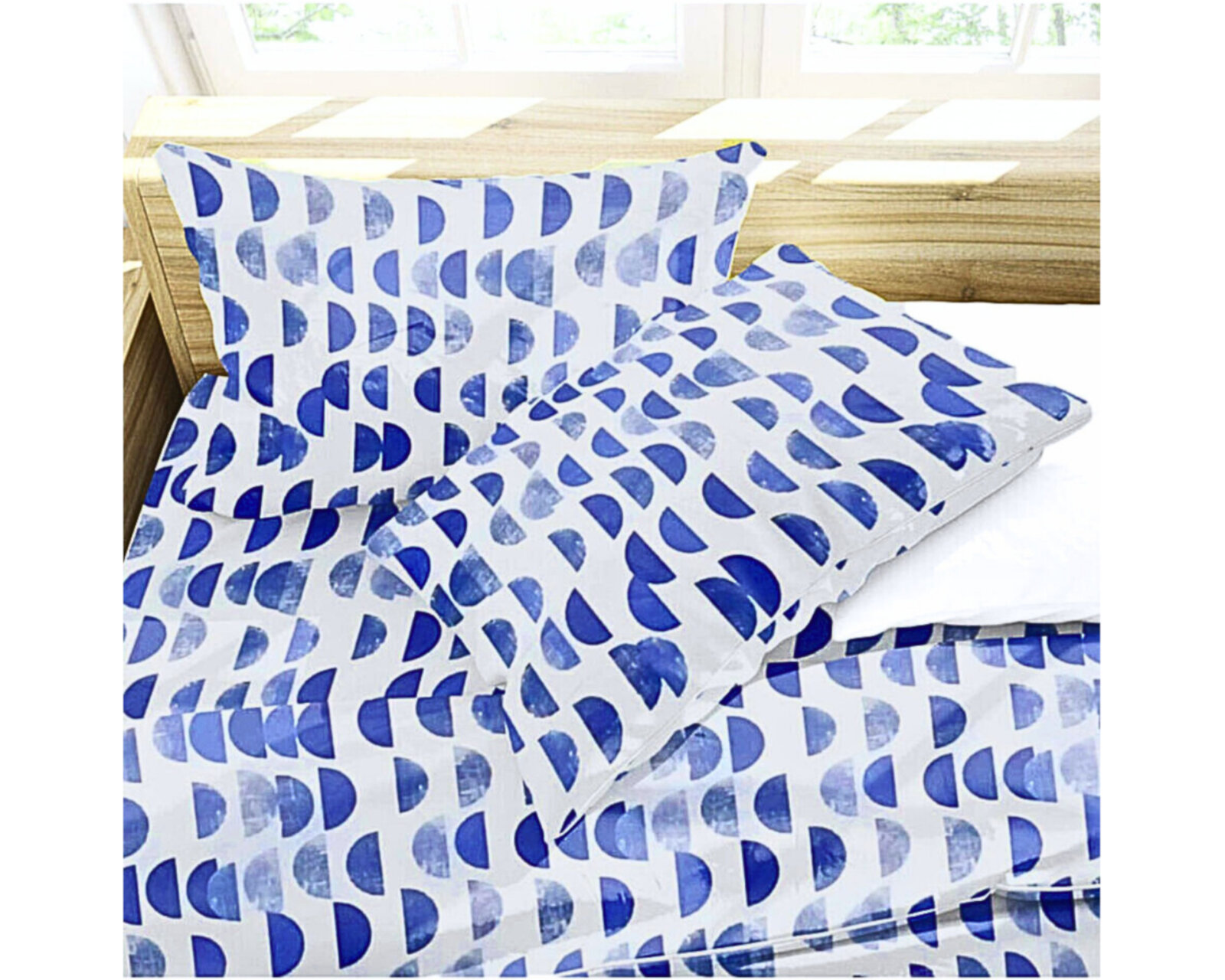 Foto 4 pulgar | Juego De Fundas De Duvet Koala Rebeca Media Luna Azul Individual Set de 2 piezas