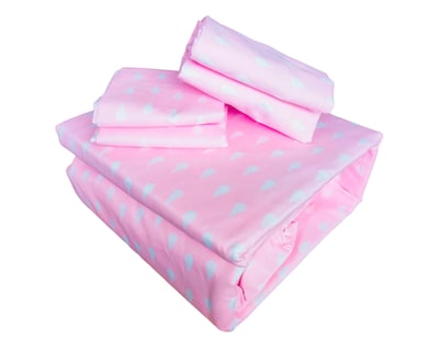Foto 2 | Juego De Fundas De Duvet Koala Rebeca Gota Rosa Matrimonial/queen Set de 3 piezas