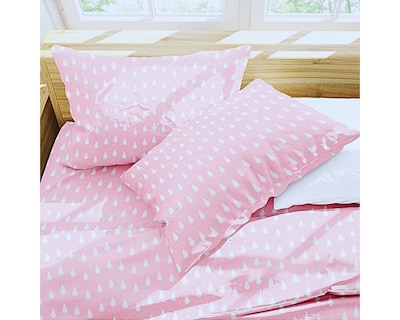 Foto 3 | Juego De Fundas De Duvet Koala Rebeca Gota Rosa Matrimonial/queen Set de 3 piezas