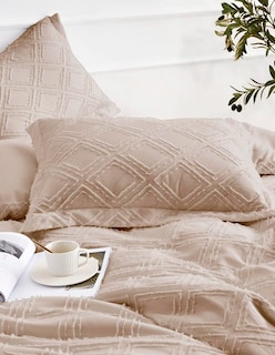 Foto 4 | Juego de Funda Bluelander Duvet para Edredon Individual Beige Rombos