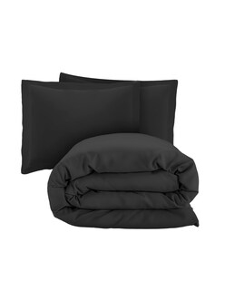 Foto 1 | Juego de Funda Bluelander Duvet para Edredon Individual Negro