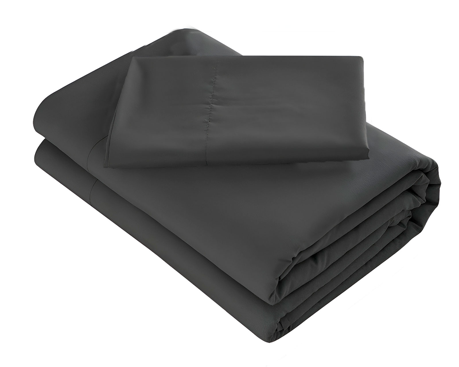 Foto 2 | Juego De Funda Duvet Para Edredón Matrimonial Lisa Negro Bluelander