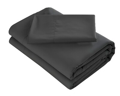 Foto 2 | Juego De Funda Duvet Para Edredón Matrimonial Lisa Negro Bluelander