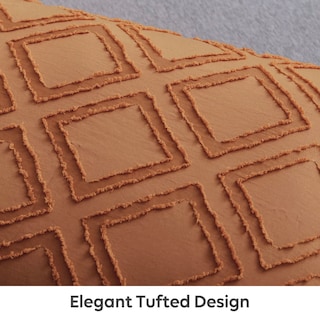 Foto 5 | Funda De Edredón Jellymoni King Rust, Juego De Ropa De Cama Con Mechones De Microfibra - Venta Internacional.