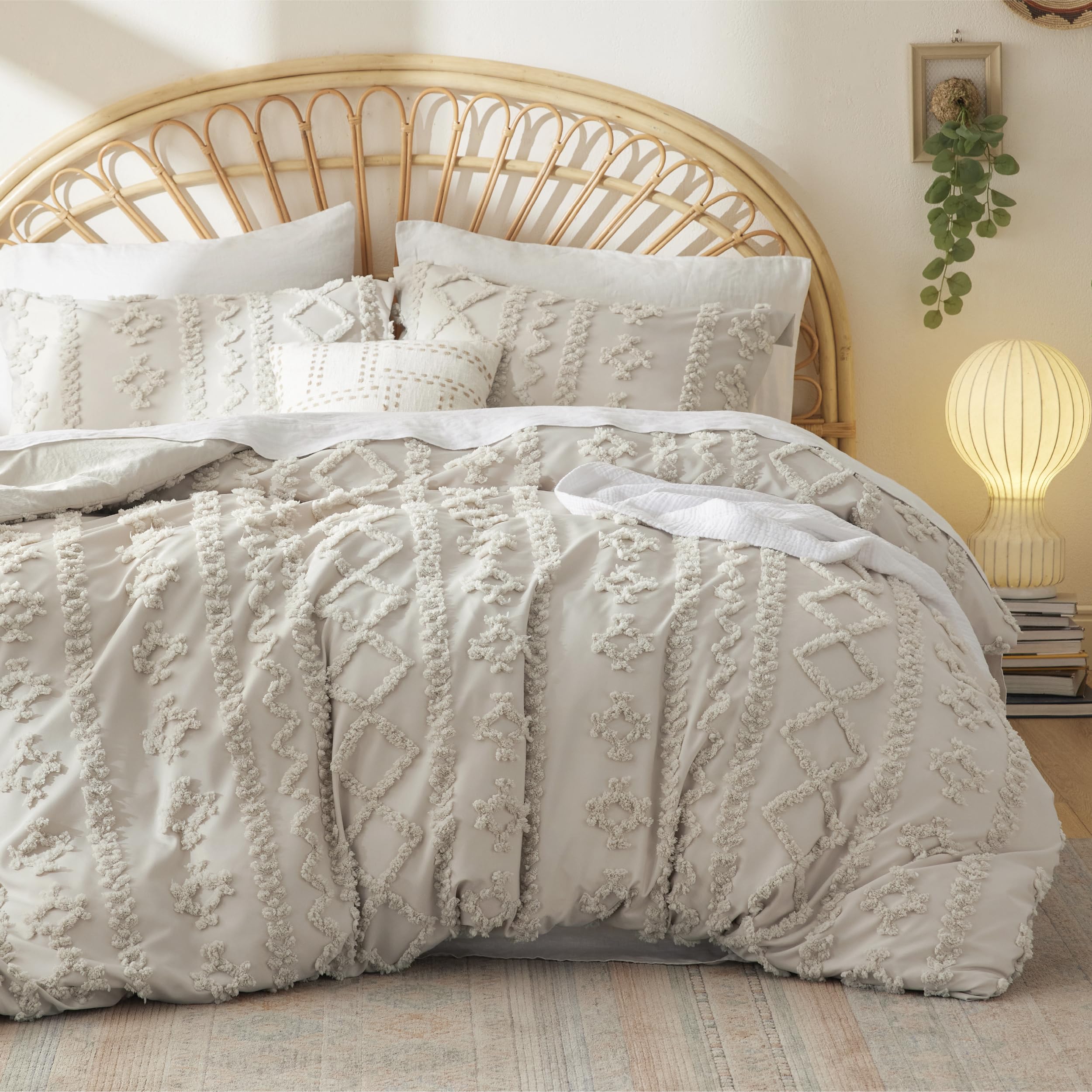 Juego de Fundas de Edredón Bedsure Boho Queen Size Lino - Venta Internacional