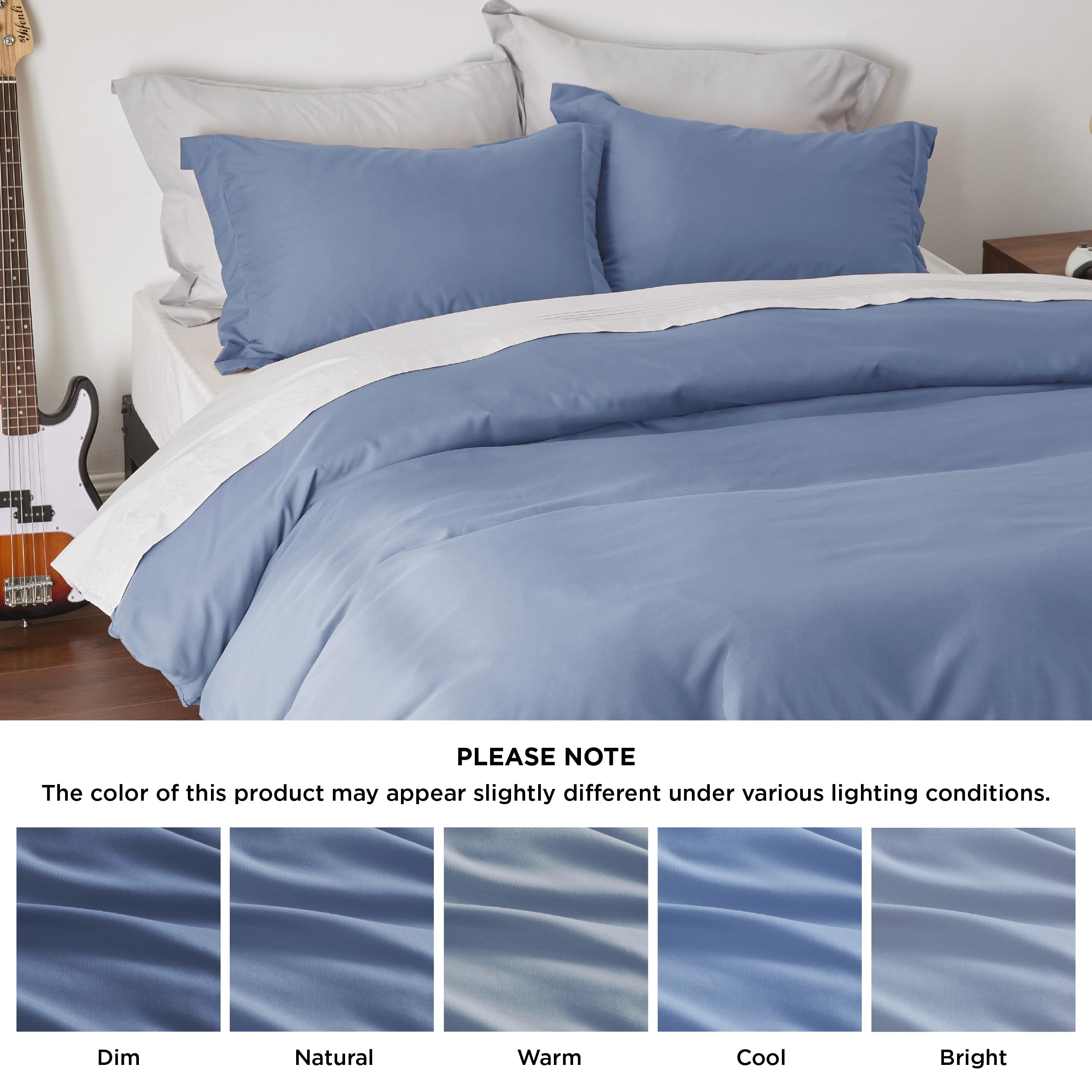 Foto 7 | Funda de Edredón Queen Size Azul Pizarra - Venta Internacional