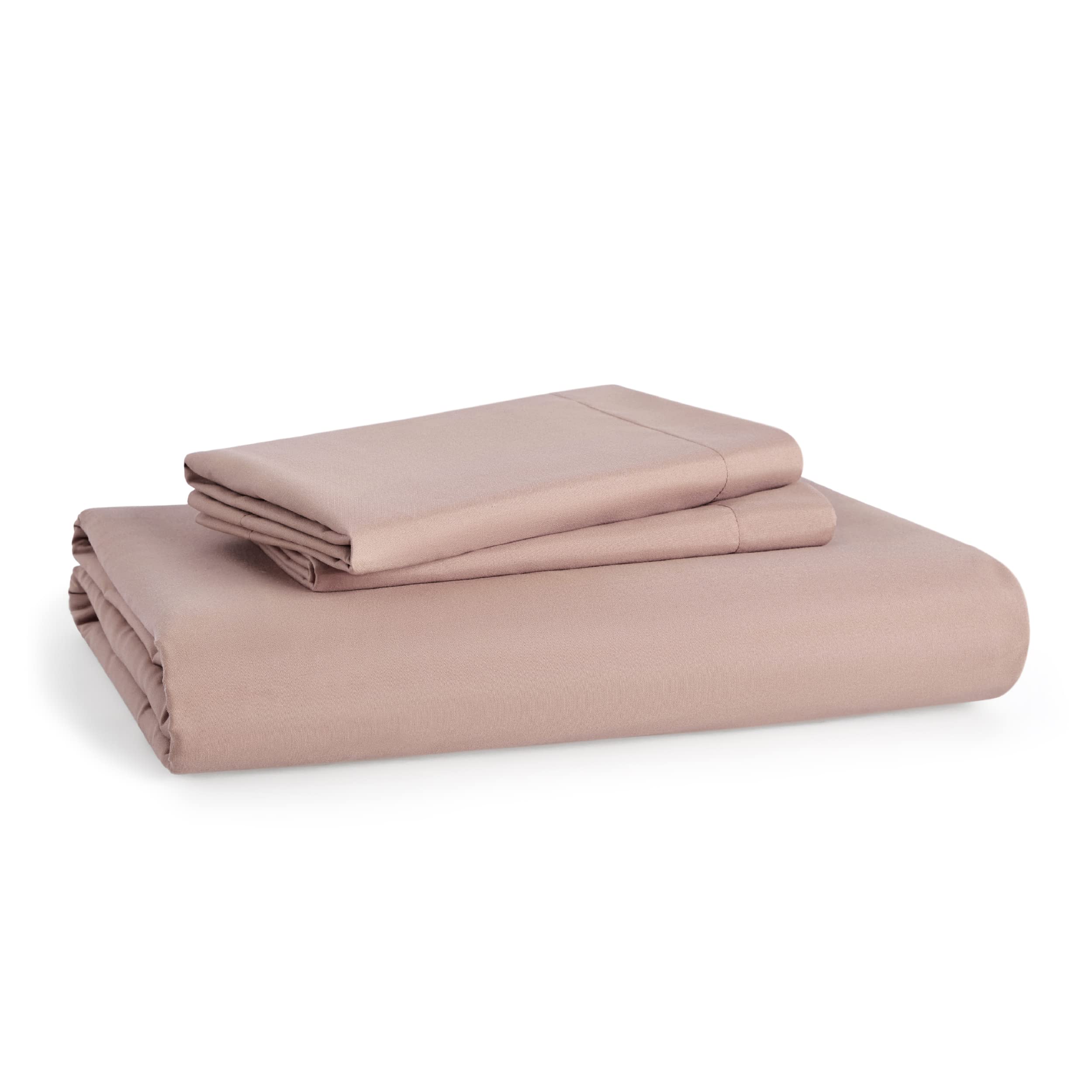 Funda de Edredón King Size Suave Rosa Polvoriento - Venta Internacional