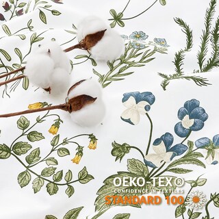 Foto 3 | Funda de Edredón Bedsure King Algodón Reversible con Estampado Floral - Venta Internacional