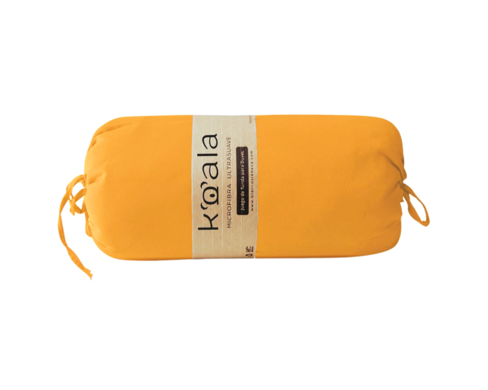Foto 5 pulgar | Juego De Fundas De Duvet Koala - Rebeca - Amarillo Mango - Mat / Qs