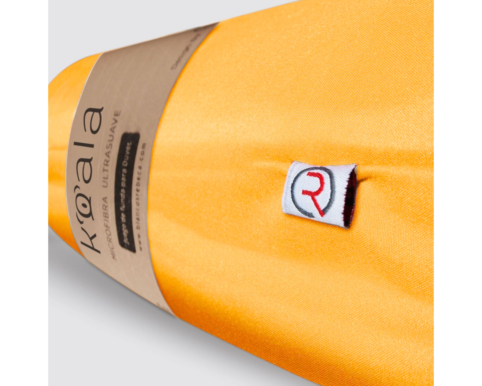 Foto 6 pulgar | Juego De Fundas De Duvet Koala - Rebeca - Amarillo Mango - Mat / Qs